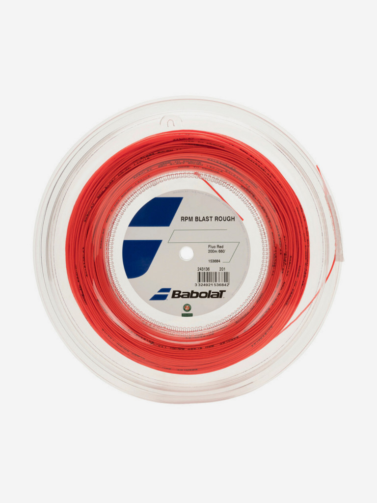 Струна моноволокно Babolat RPM BLAST ROUGH 200M, флуоресцентно красный, 130