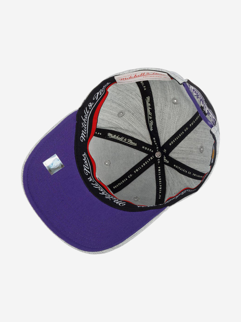 Бейсболка MITCHELL NESS 6HSSMM19363-LALGYHT Los Angeles Lakers NBA