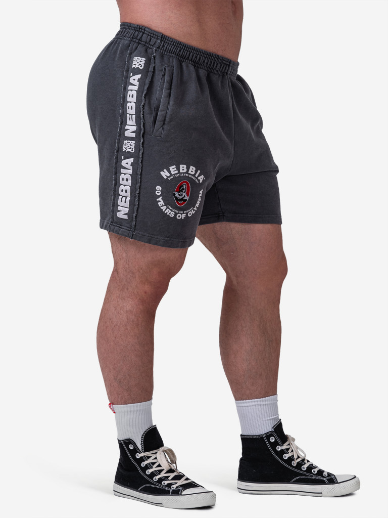 Шорты спортивные NEBBIA Washed Sweat Shorts LEGEND 786