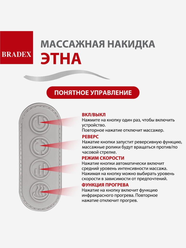 Массажная накидка для тела ЭТНА