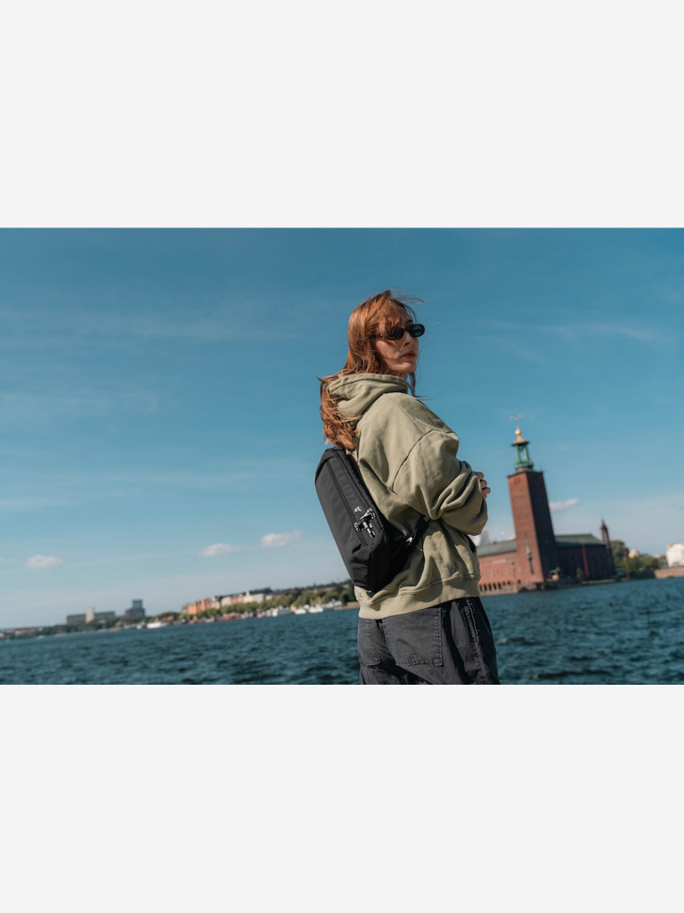 Сумка слинг антивор Pacsafe V Tech Sling, Black, 10 л.