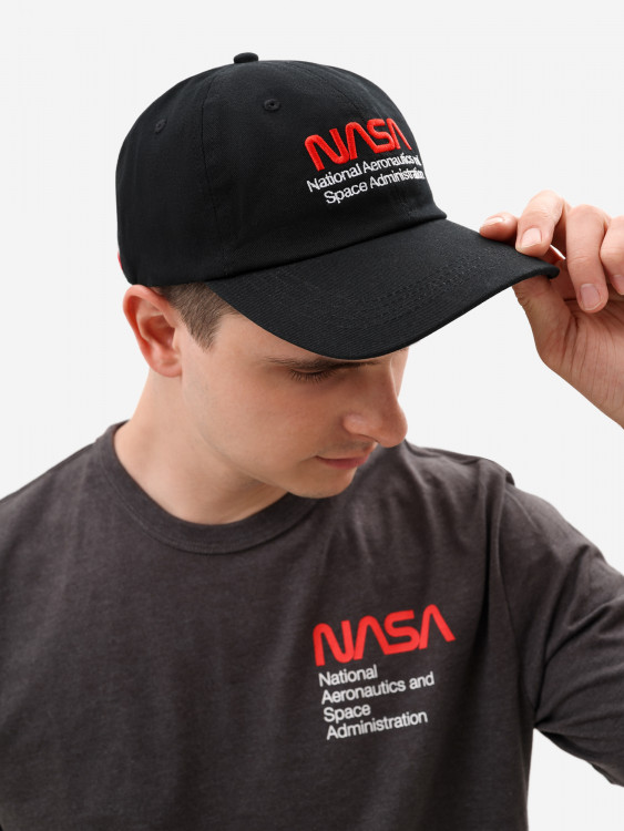 Бейсболка NASA Worm Logo Alpha Industries
