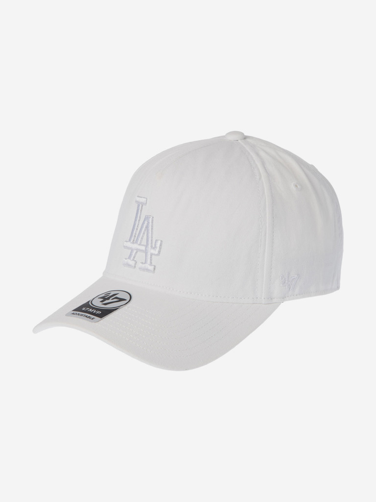 Бейсболка 47 BRAND B-REPDT12WBP-WH Los Angeles Dodgers MLB (белый)