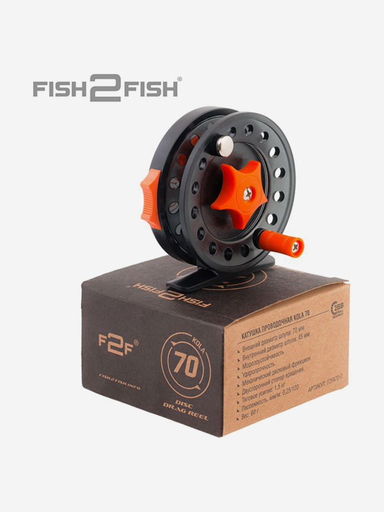 Катушка проводочная Fish2Fish Kola 70мм