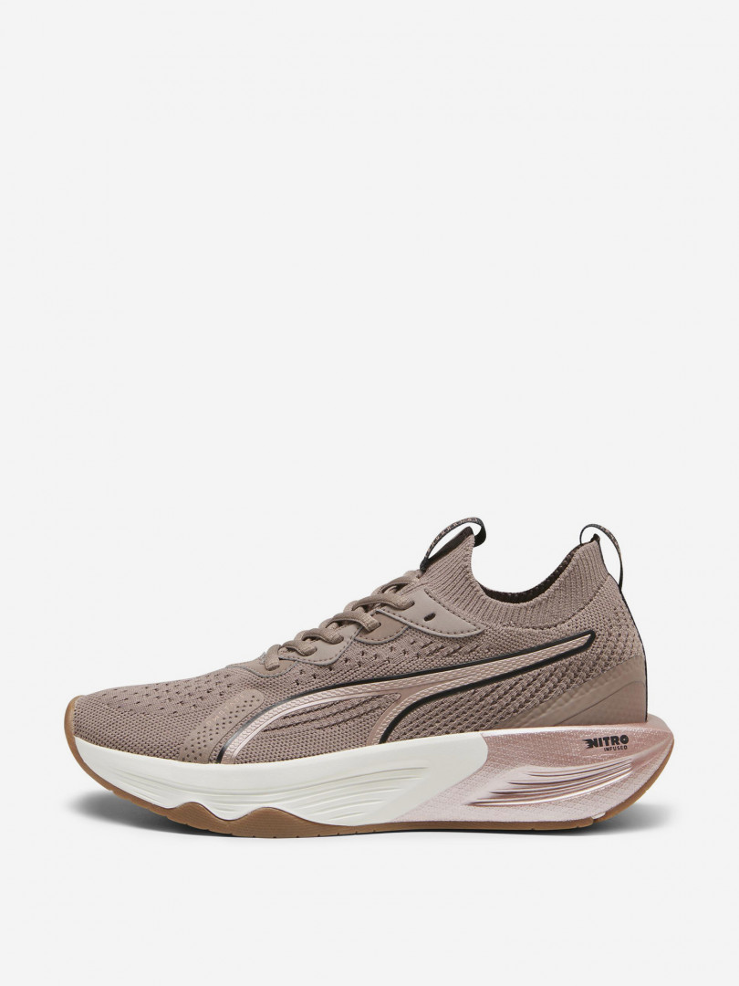 фото Кроссовки женские puma pwr xx nitro luxe, коричневый