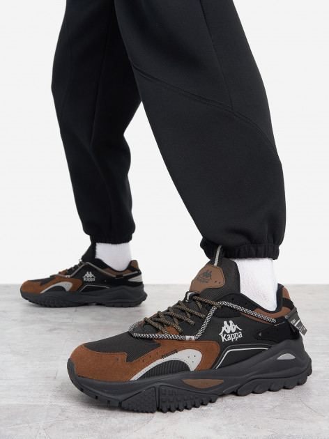 Кроссовки мужские Kappa Renzo Trail арт. 139376 черный/коричневый