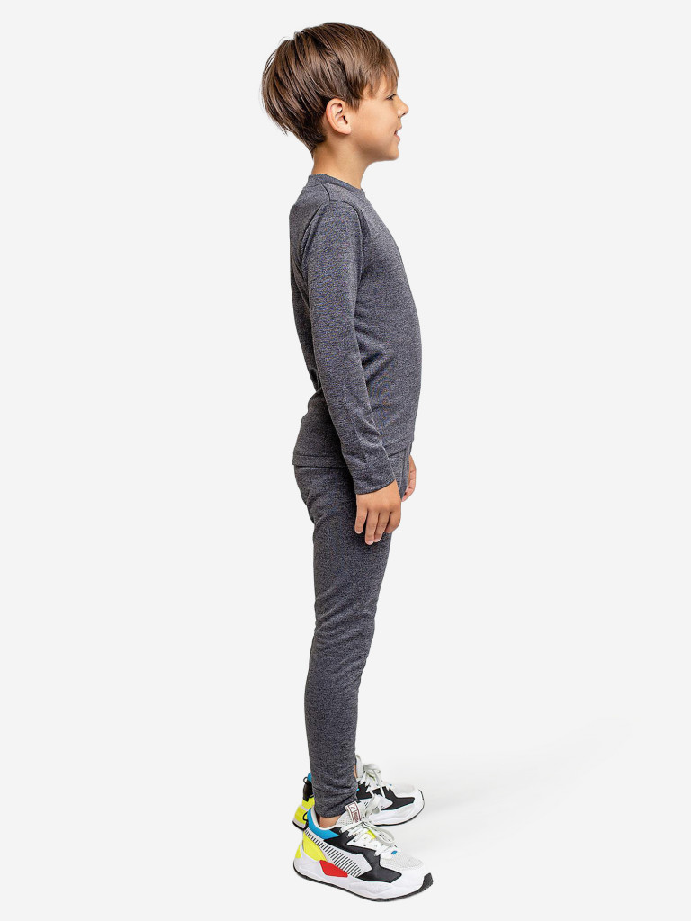 Термобелье двухслойное для мальчика batik черный меланж