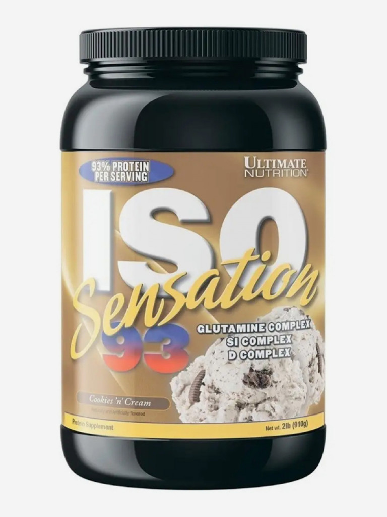 Протеин Ultimate Nutrition ISO Sensation, 910 г, Печенье с кремом
