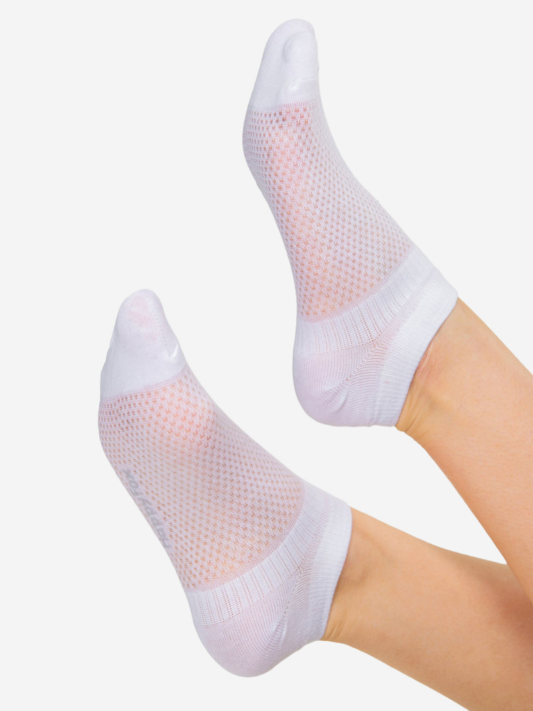 Носки женские Happyfox 6 пар, укороченные, в сетку