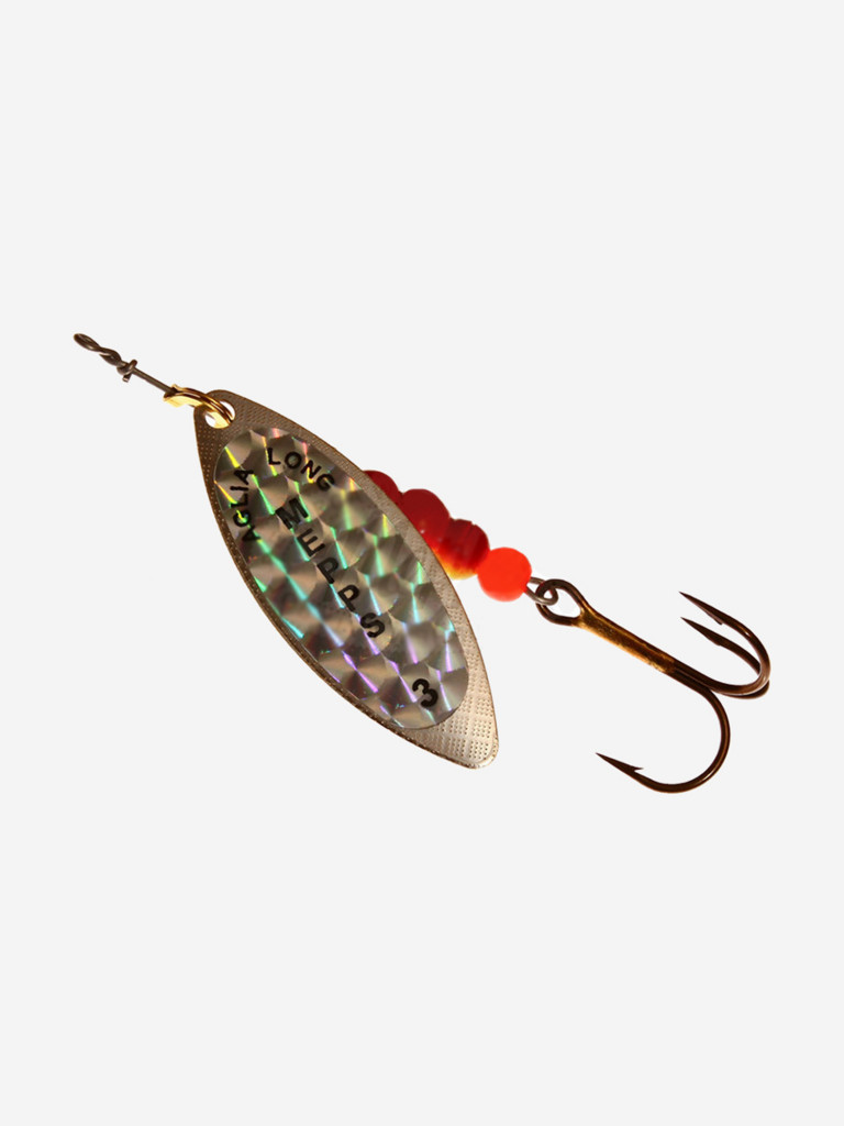 Блесна для рыбалки вертушка Mepps AGLIA LONG RAINBO, 3, SILVER, 1 штука