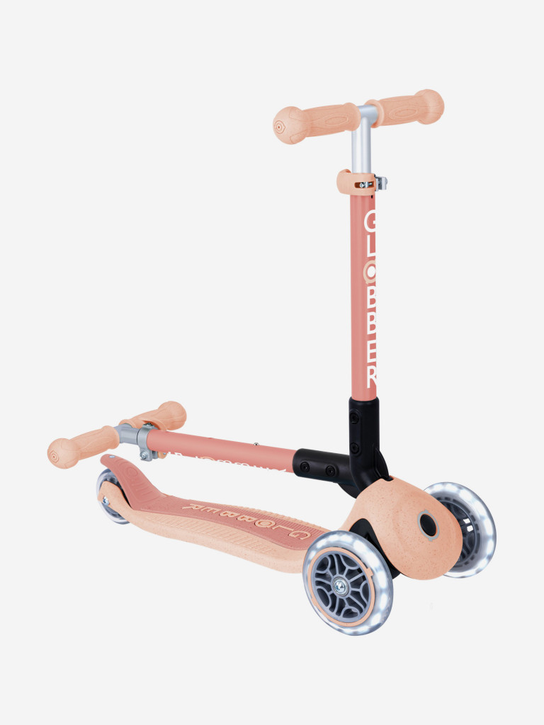 Самокат Globber JUNIOR FOLDABLE LIGHTS ECOLOGIC