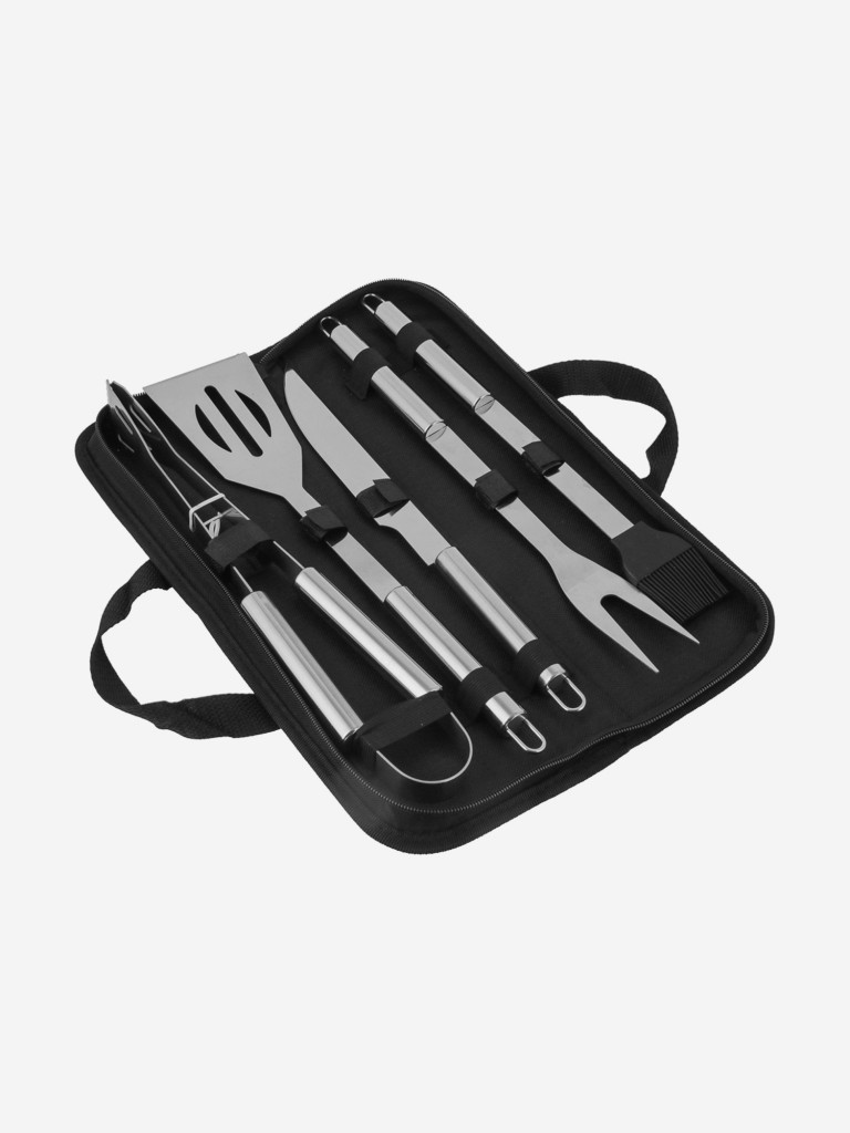 GRILLBOOM Набор для гриля 5 в 1, нерж. сталь 420/410, в защитном чехле