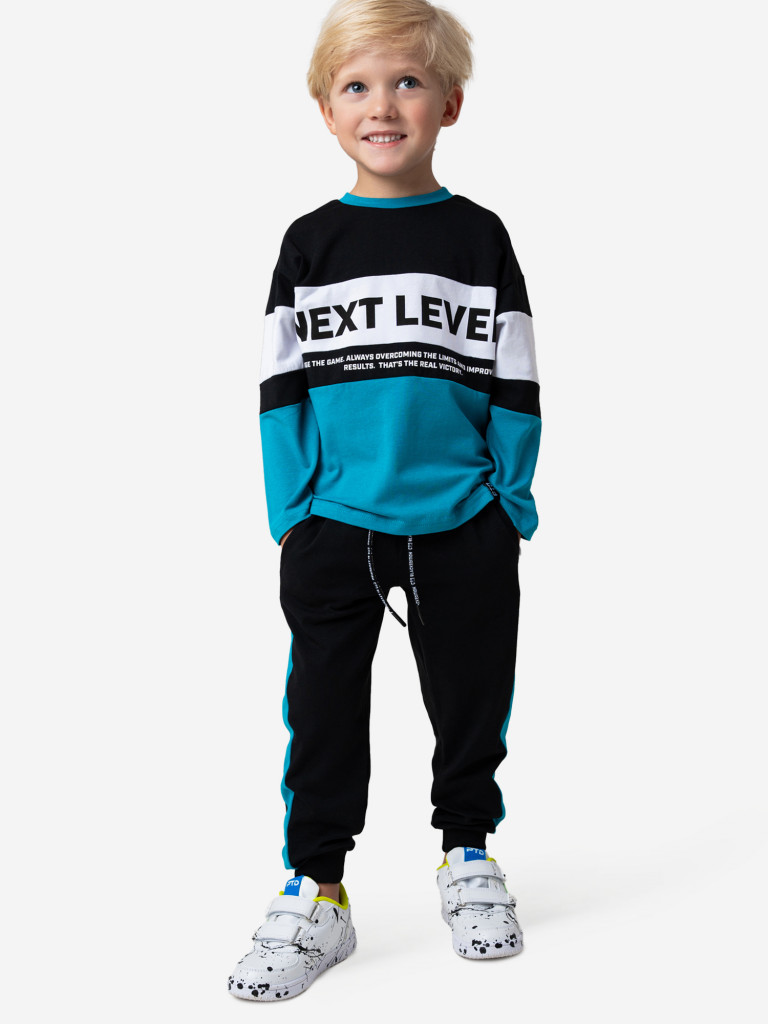 Комплект для мальчика: лонгслив, брюки PlayToday