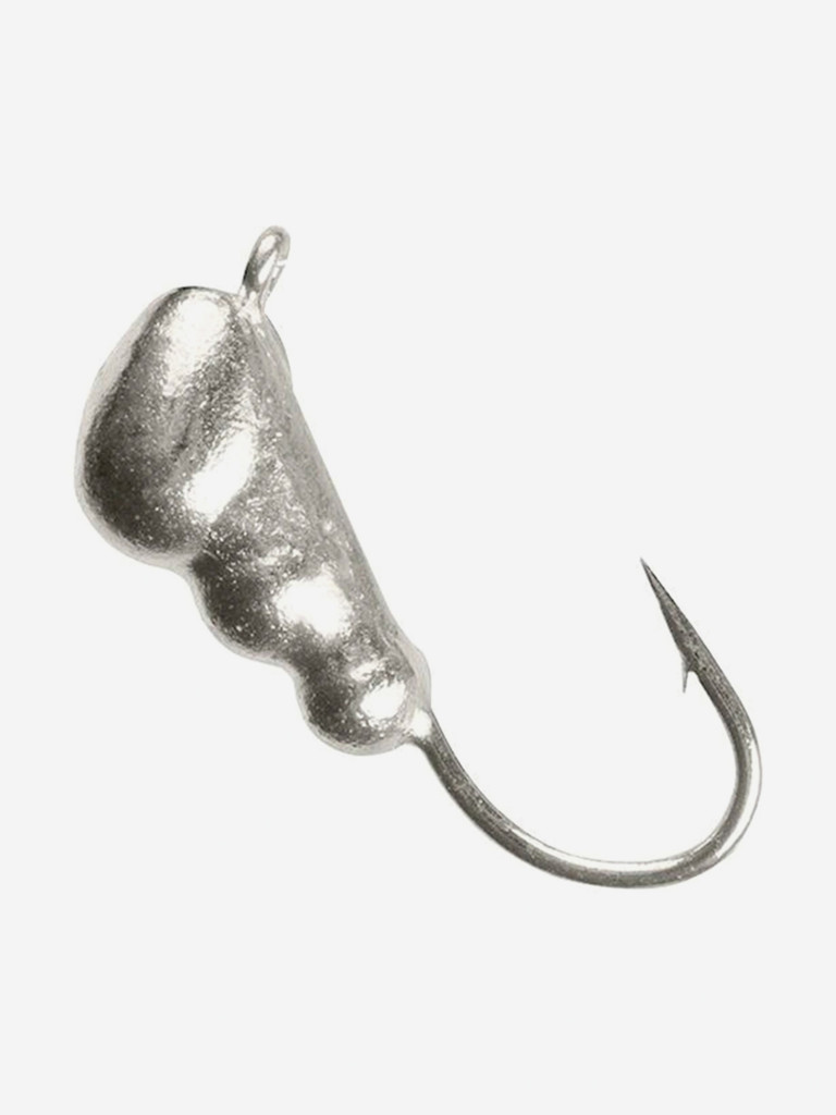 Мормышка Helios вольфрамовая Муравей с ушком 3мм 0,45г Sil (MW-1330-Sil), 10 штук в упаковке