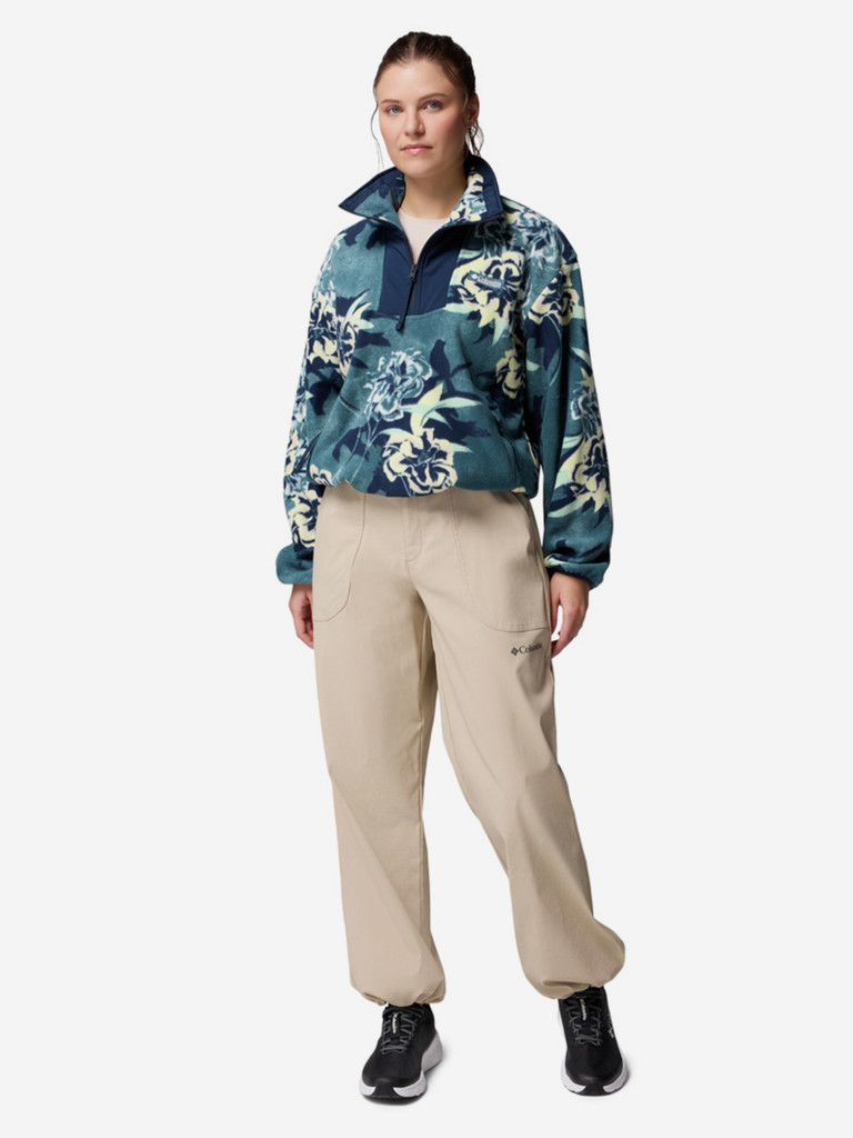 Джемпер флисовый женский Columbia Sequoia Grove Printed Half Zip