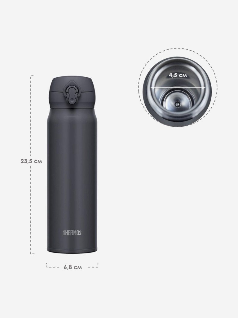 Термокружка для кофе 600 мл THERMOS JNL-606 серая
