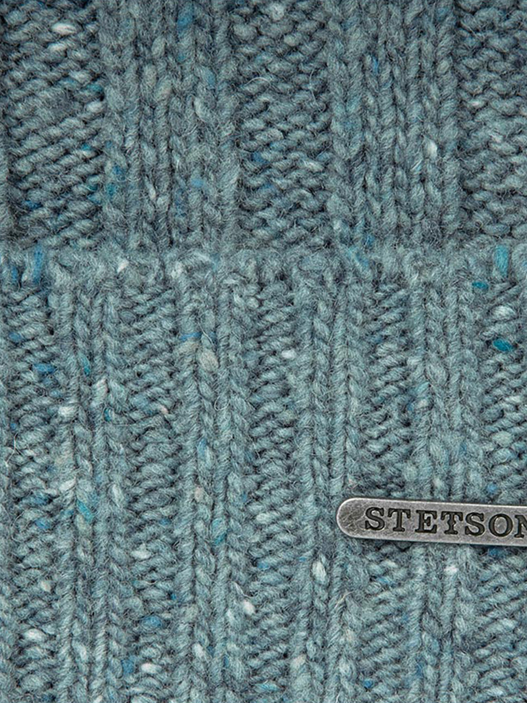 Шапка с отворотом STETSON 8599335 WISCONSIN (голубой)