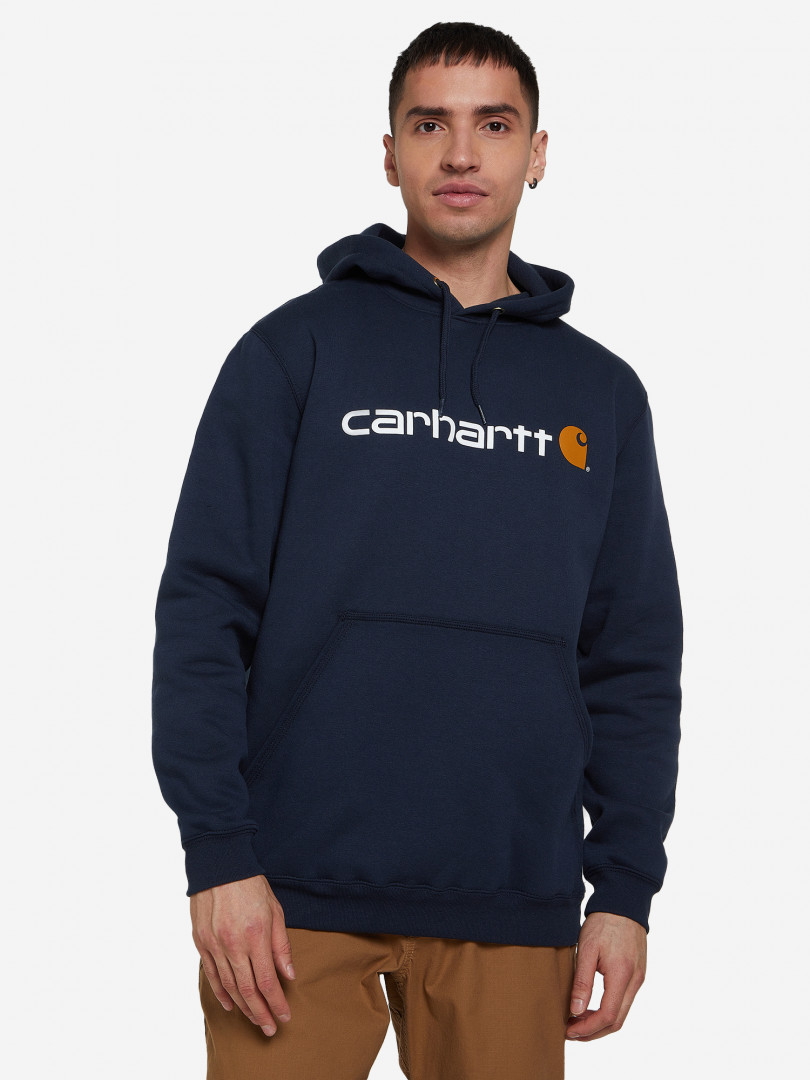 фото Худи мужская carhartt, синий