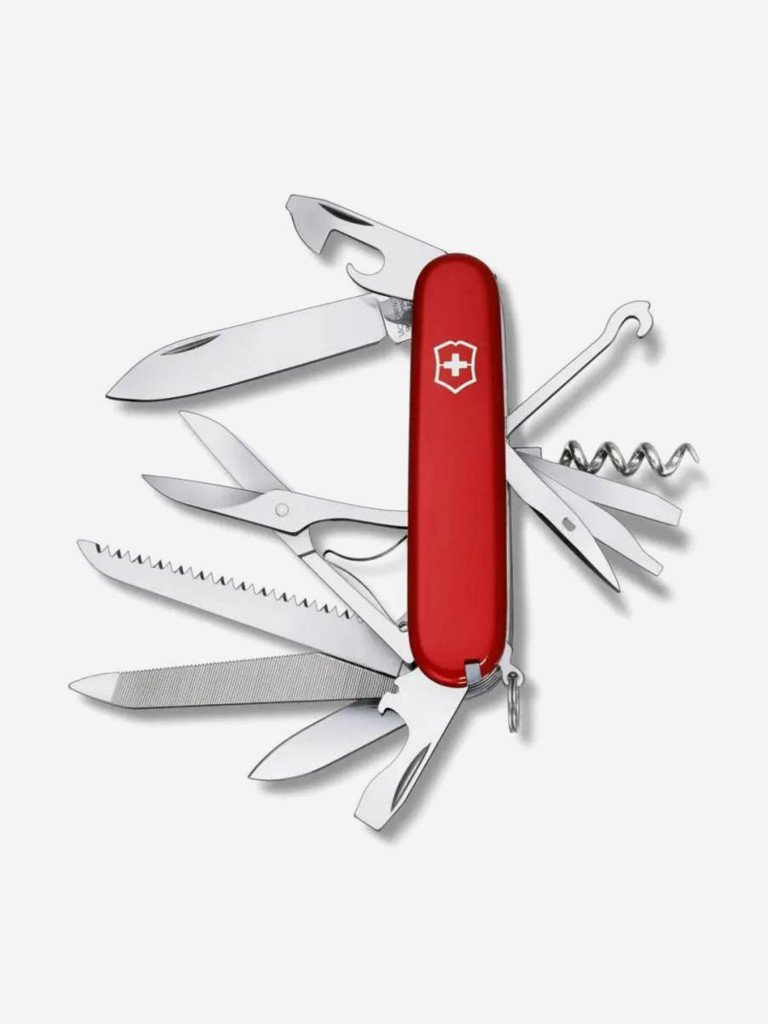 Складной нож Victorinox Ranger, функций: 21, 91мм, красный , коробка картонная, 1.3763