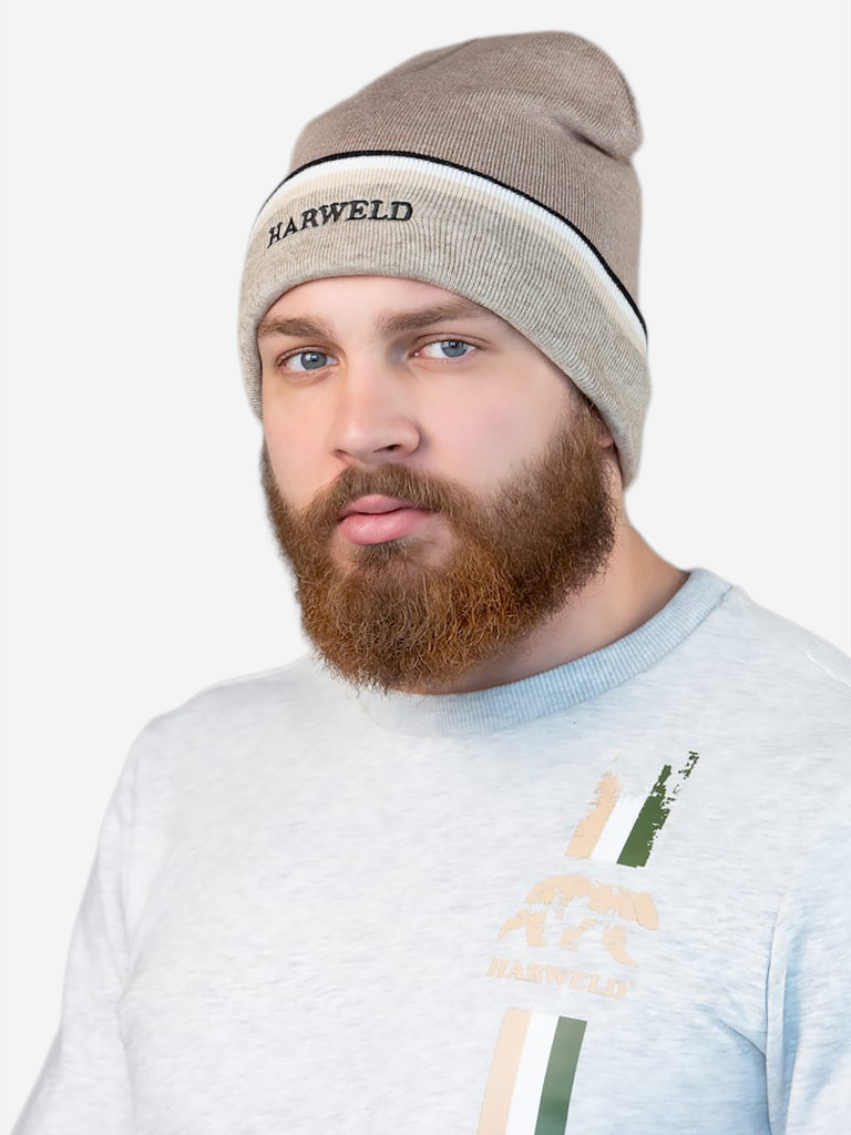 Шапка Harweld (бежевая)