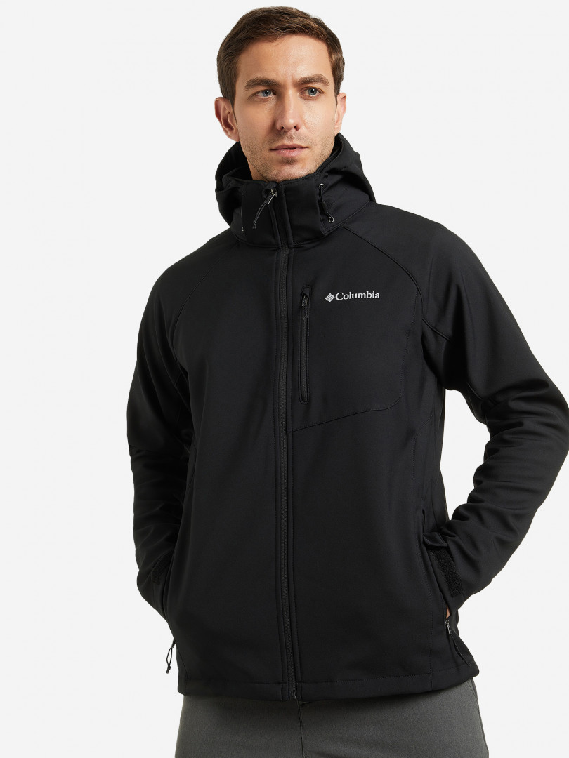 фото Куртка софтшелл мужская columbia cascade ridge ii softshell, черный