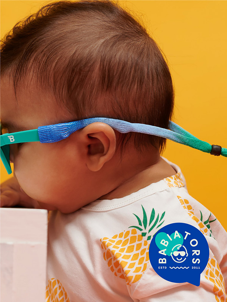 Тканевый шнурок для очков Babiators. Цвет: Сине-зелёное омбре