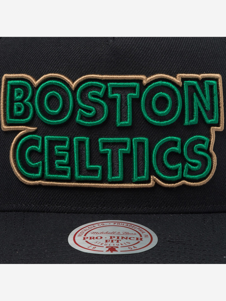 Бейсболка MITCHELL NESS HP12823-BCEBLCK Boston Celtics NBA