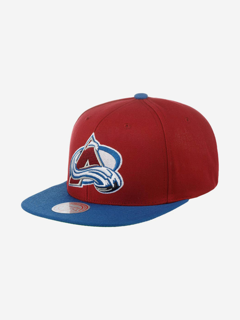 Бейсболка с прямым козырьком MITCHELL NESS HHSS5367-CAVYYPPPRDLB Colorado Avalanche NHL