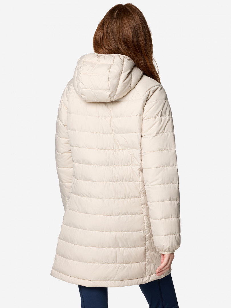 фото Куртка утепленная женская columbia powder lite ii mid jacket, бежевый