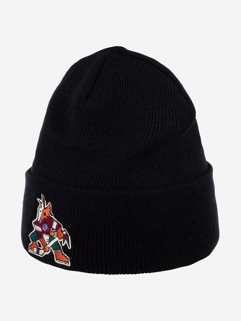 Шапка с отворотом AMERICAN NEEDLE 21019A-PCO Phoenix Coyotes Cuffed Knit NHL (черный)