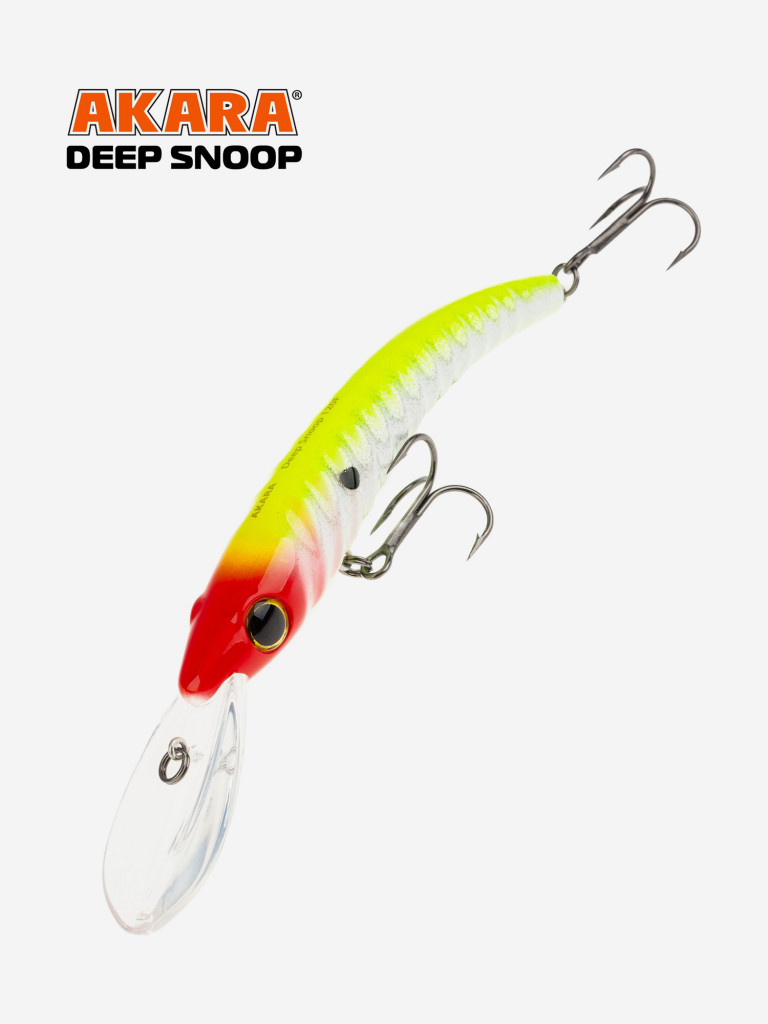 Воблер Akara Deep Snoop 120F минноу плавающий для троллинга на щуку, судака, сома 21гр A302