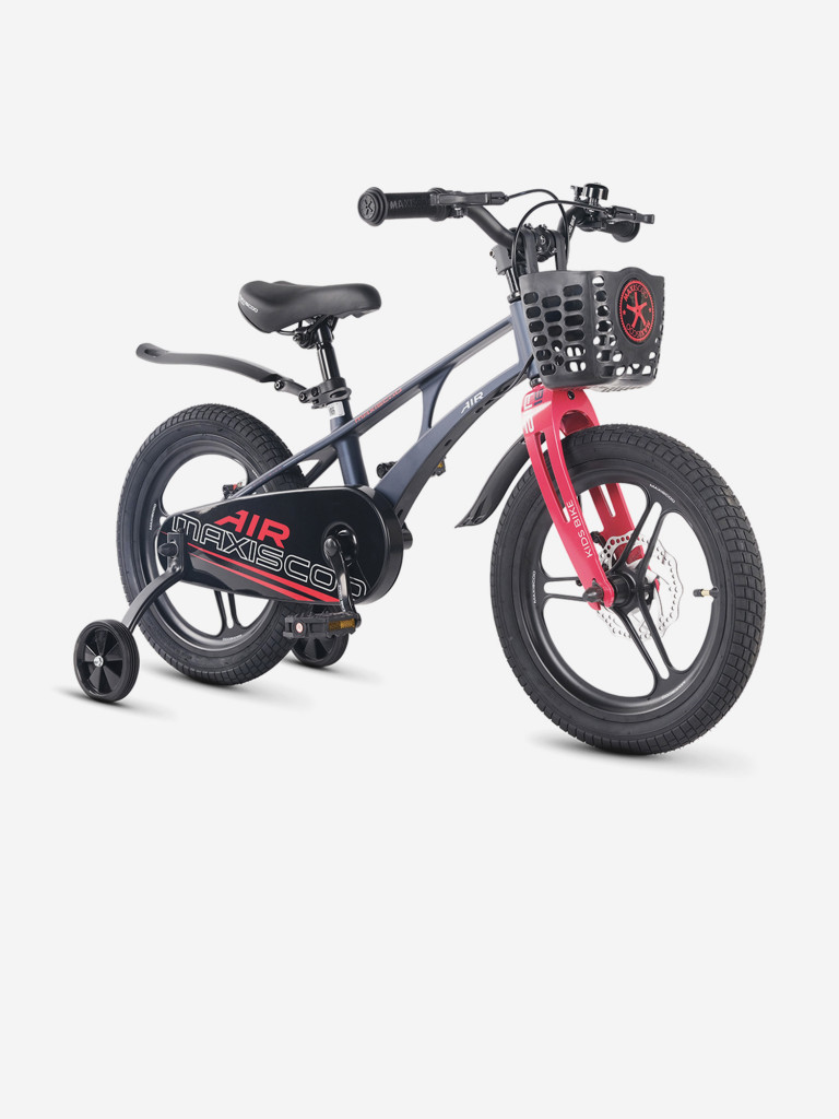 Велосипед Детский Maxiscoo Air pro 16'' Черный Матовый (2026)