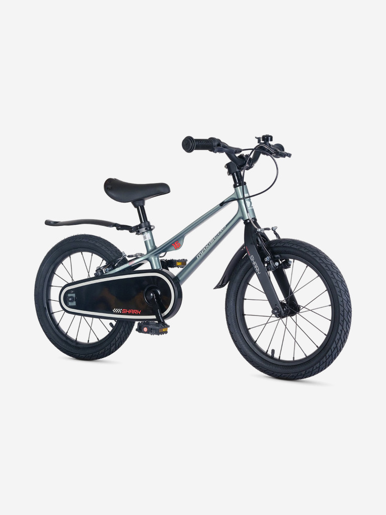 Велосипед детский Maxiscoo, SHARK sport 16'', графит, 2025