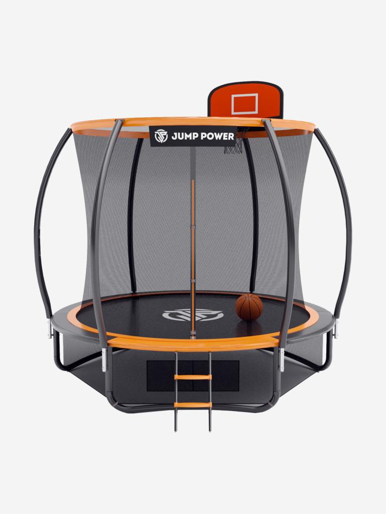 Батут Jump Power 8ft PRO Basket Orange