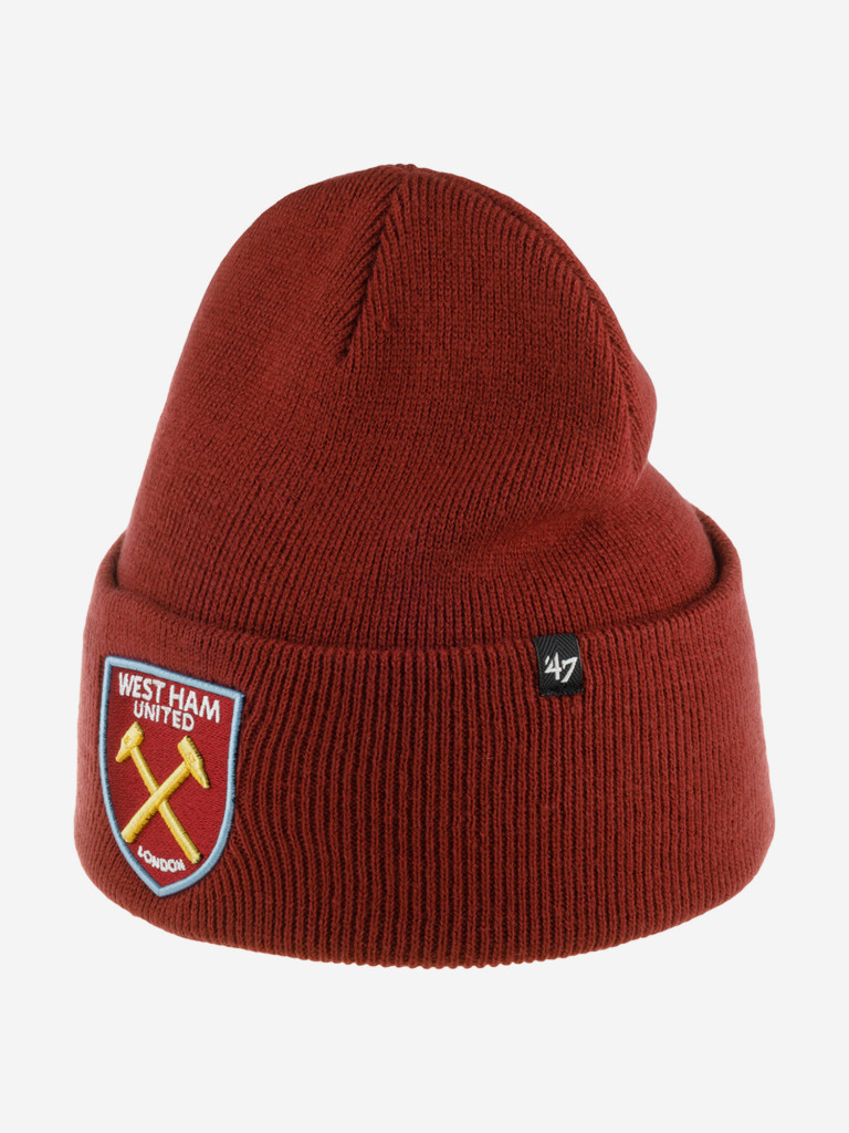 Шапка с отворотом 47 BRAND EPL-PRZFT17ACE-CA West Ham United FC EPL (малиновый)