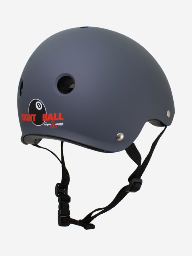 Шлем защитный Eight Ball Gun Matte (14+) - серый