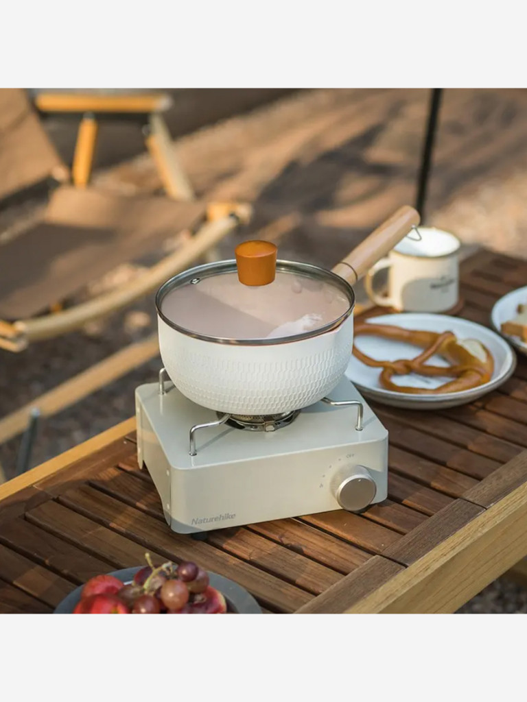 Плита газовая Naturehike 2 кВт, бежевая