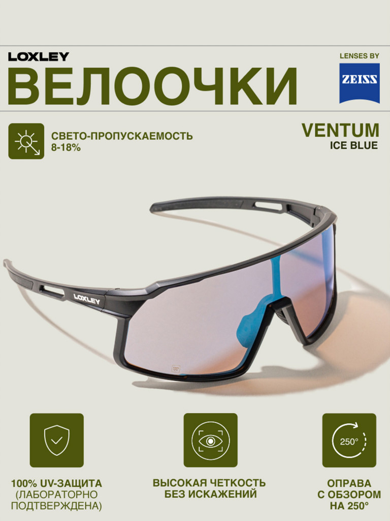 Велоочки LOXLEY - VENTUM BLACK