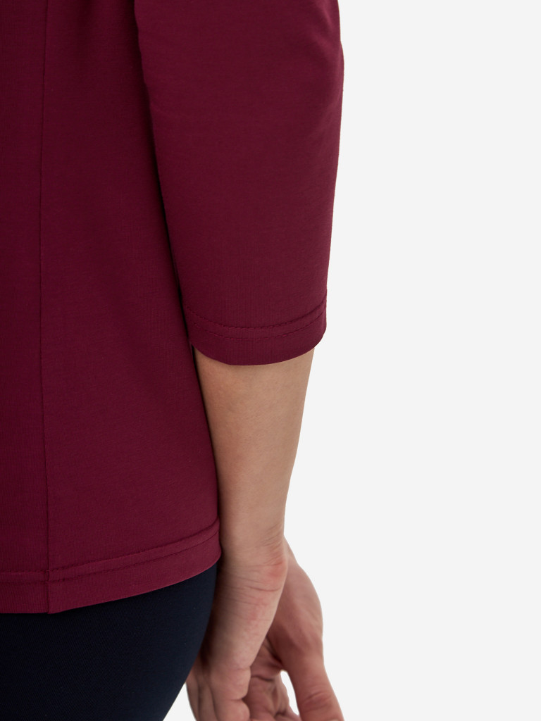 Лонгслив бордовый женский ANGAMI