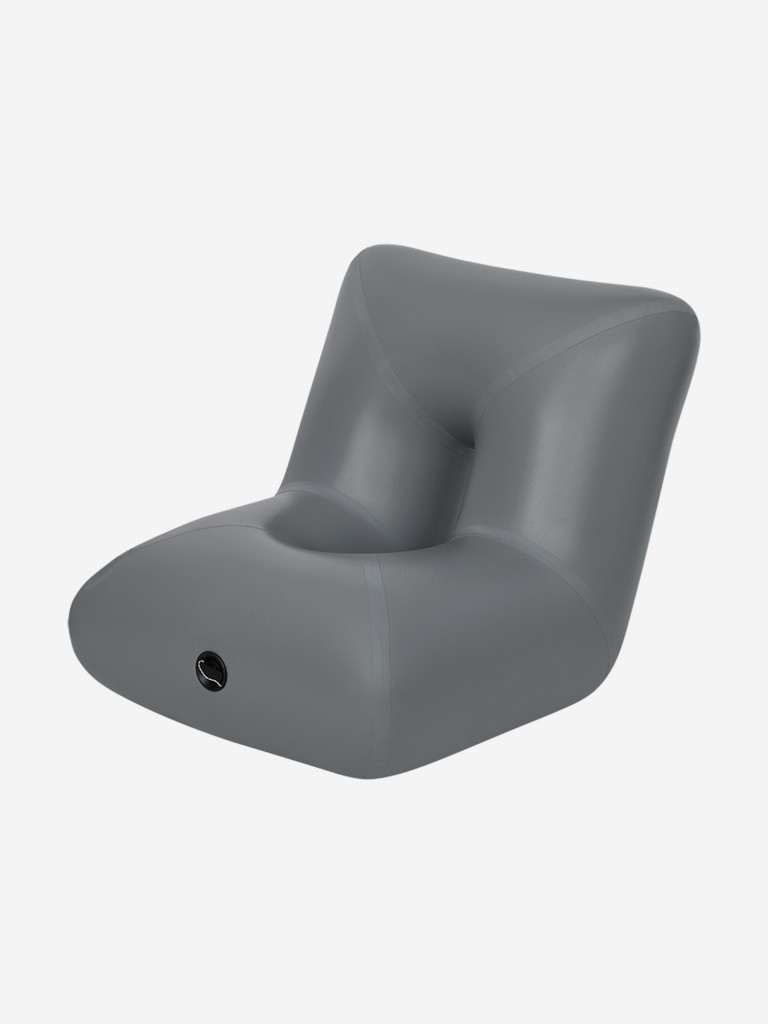 Надувное кресло в лодку ПВХ серое