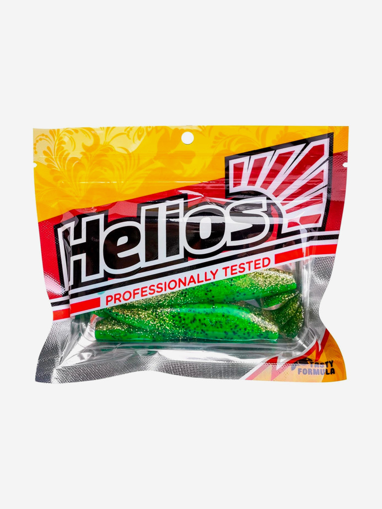 Мягкая приманка Helios Zander, 4'' / 10,2 см, Green Peas, 5 шт (HS-36-051)