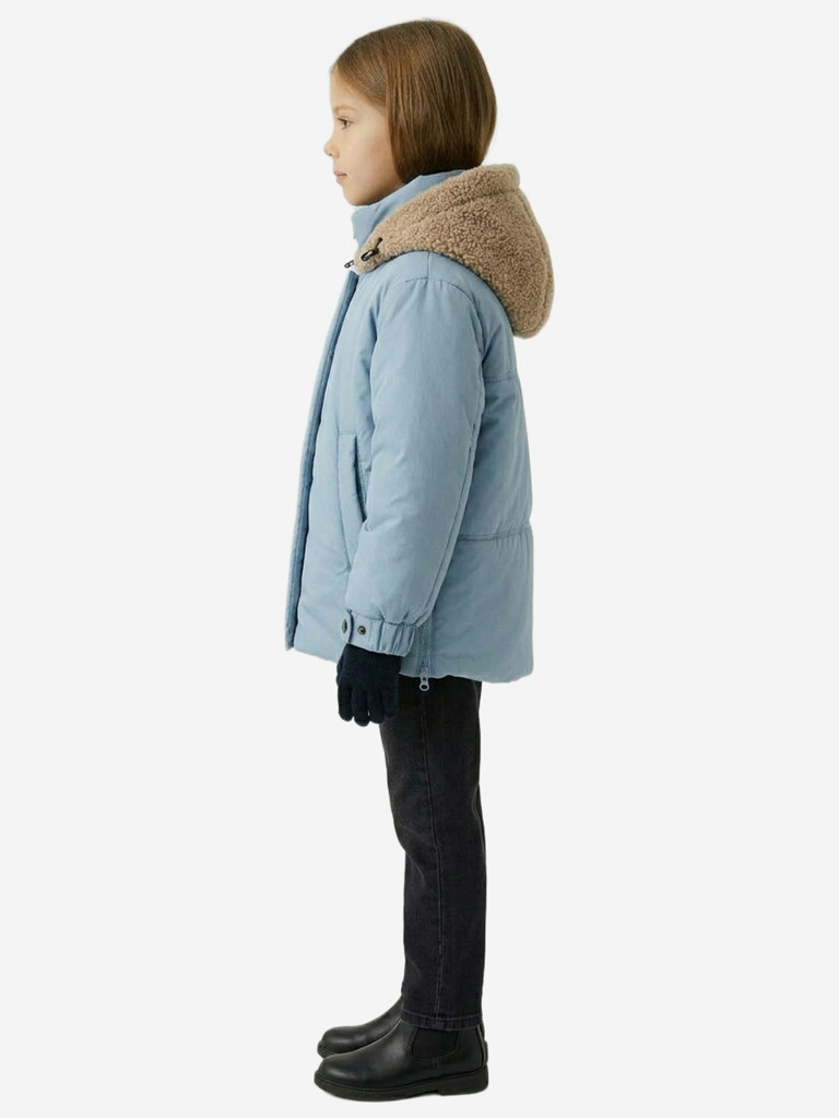 Куртка утепленная для девочки batik Шерил голубая лисица