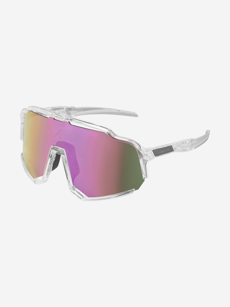 Солнцезащитные спортивные очки UNDER BY ME "AEROSPACE transparent PURPLE"