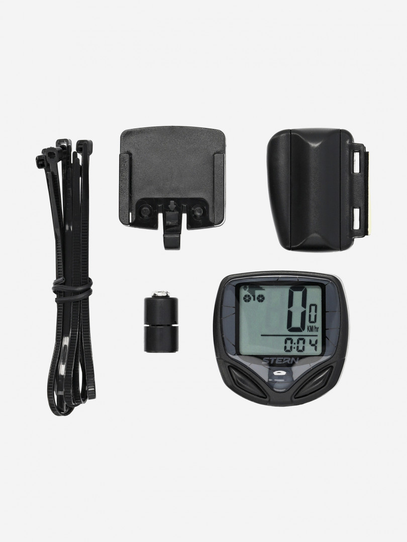 Велокомпьютер беспроводной Stern CBC-W5 5 функций, Черный