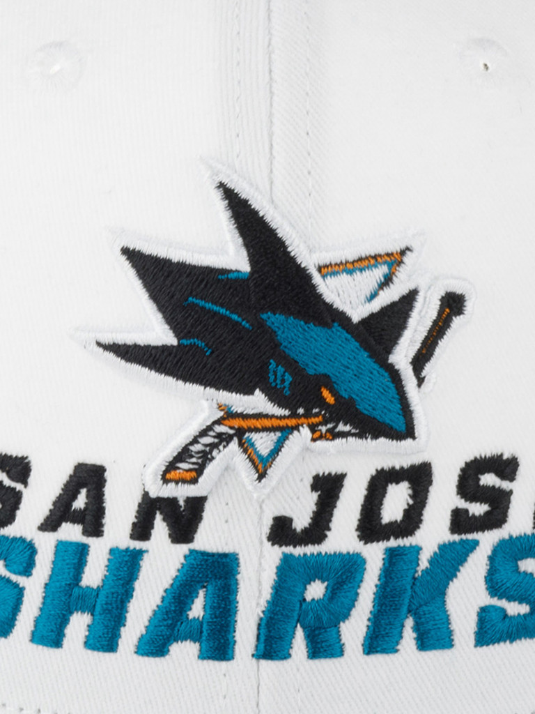 Бейсболка MITCHELL NESS HHSS5758-SJSYYPPPWHIT San Jose Sharks NHL (белый)