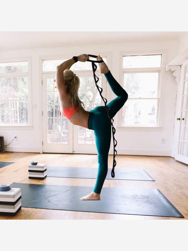 Ремень для растяжек Ramayoga 10 петель 0.1 фиолетовый