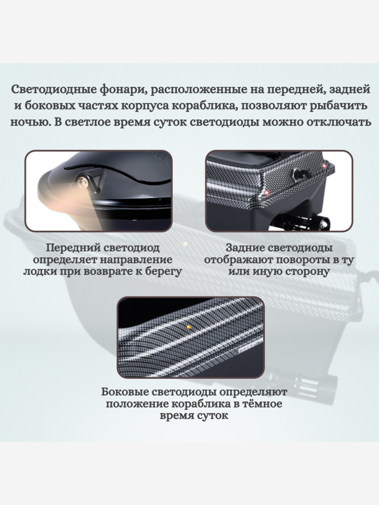 Прикормочный кораблик ACTOR PLUS Basic Carbon