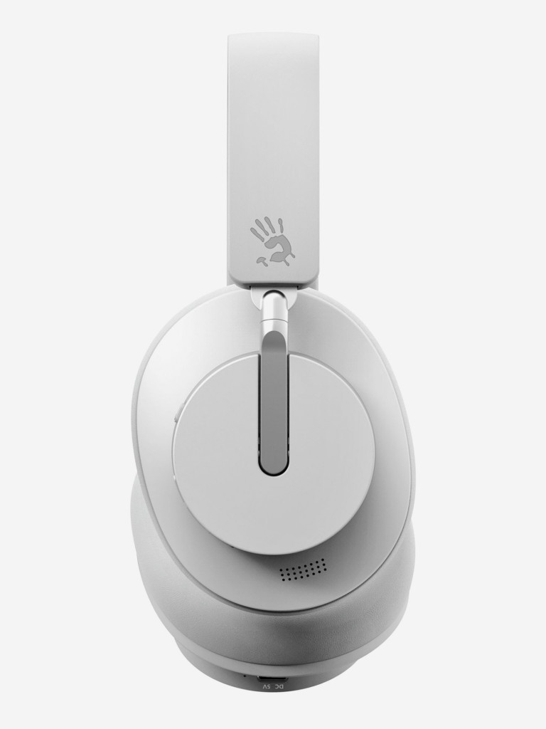 Наушники A4TECH Bloody MH390, 3.5 мм/Bluetooth, накладные, белый