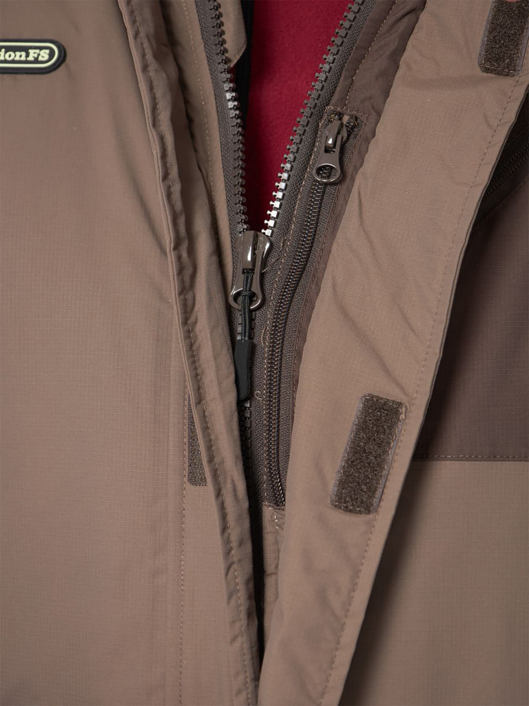 Костюм зимний Alaskan Russian Mission FS хаки/коричневый (куртка+полукомбинезон) для рыбалки и охоты