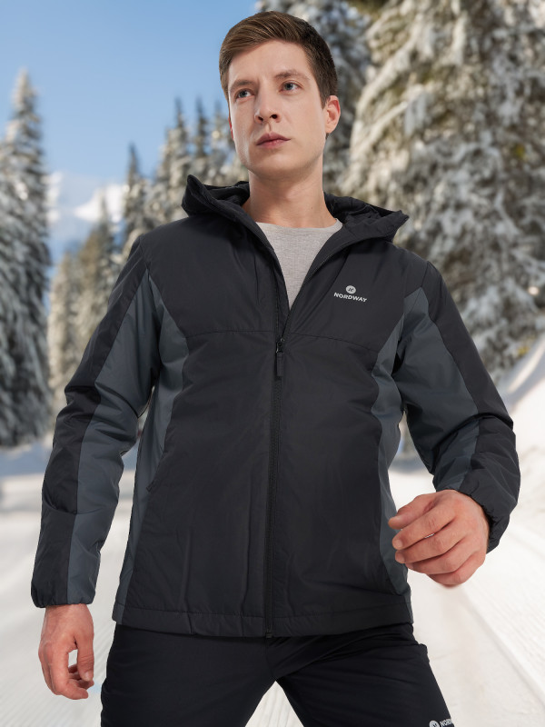 Куртка для беговых лыж мужская Nordway арт. 138176 черный цвет — купить за 3199 руб. со скидкой 20 %, отзывы в интернет-магазине Спортмастер